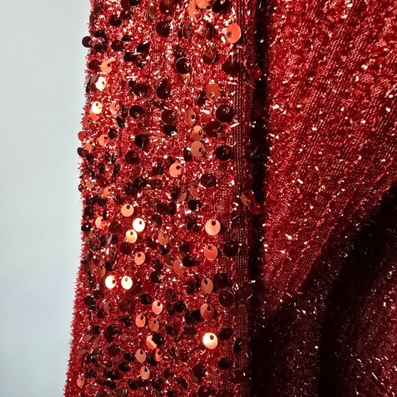 UNITHORSE Formal Long Sleeve Gown Evening Dress Sequins Size 22 (HG) - Picture 11 of 13